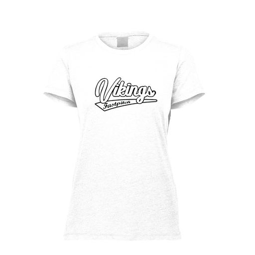 [FTSCUBWH-FAXS-LOGO1] Decker Women's Tri-Blend T-Shirt - Short Sleeve (Female Adult XS, White, Logo 1)