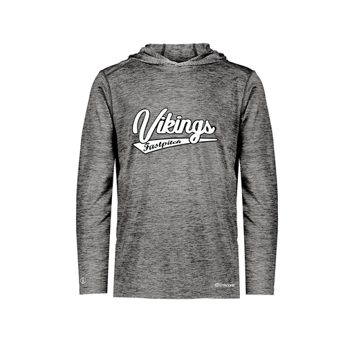 [FOLHCGBK-YS-LOGO1] Decker Youth Charge Hoodie (Youth S, Black, Logo 1)